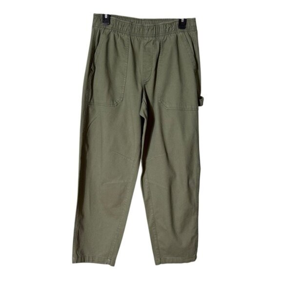 Old Navy Womens Army Green Pants Medium Bohemian Lagom Streetwear - Picture 1 of 7